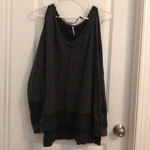 Cold shoulder sweatshirt